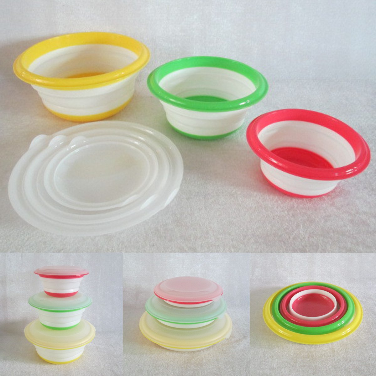 Silicone Collapsible Bowls - Meal Prep Gear Shop