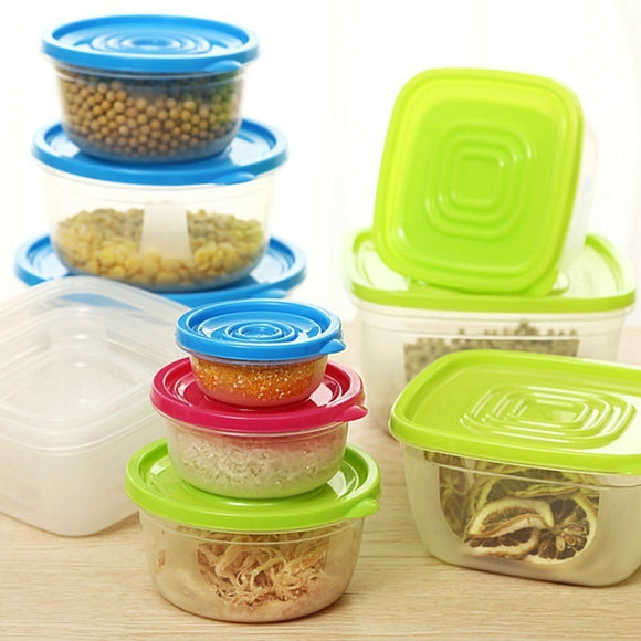 Rainbow Round Food Container